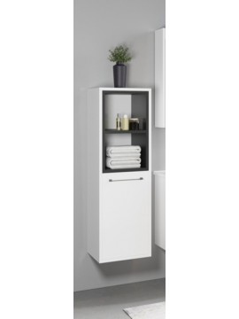 Vertikala LATTE konzolna MDF - polica - Belo 84049